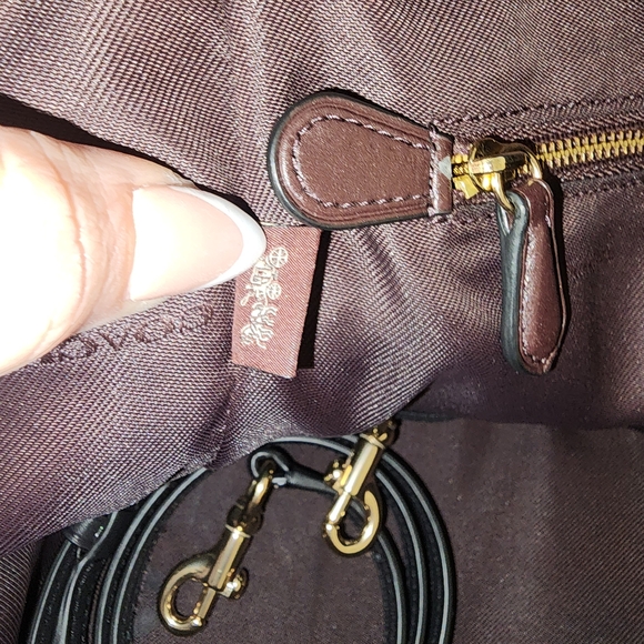 Coach Dreamer 31640 Elegant Black Leather Handbag - Picture 11 of 16